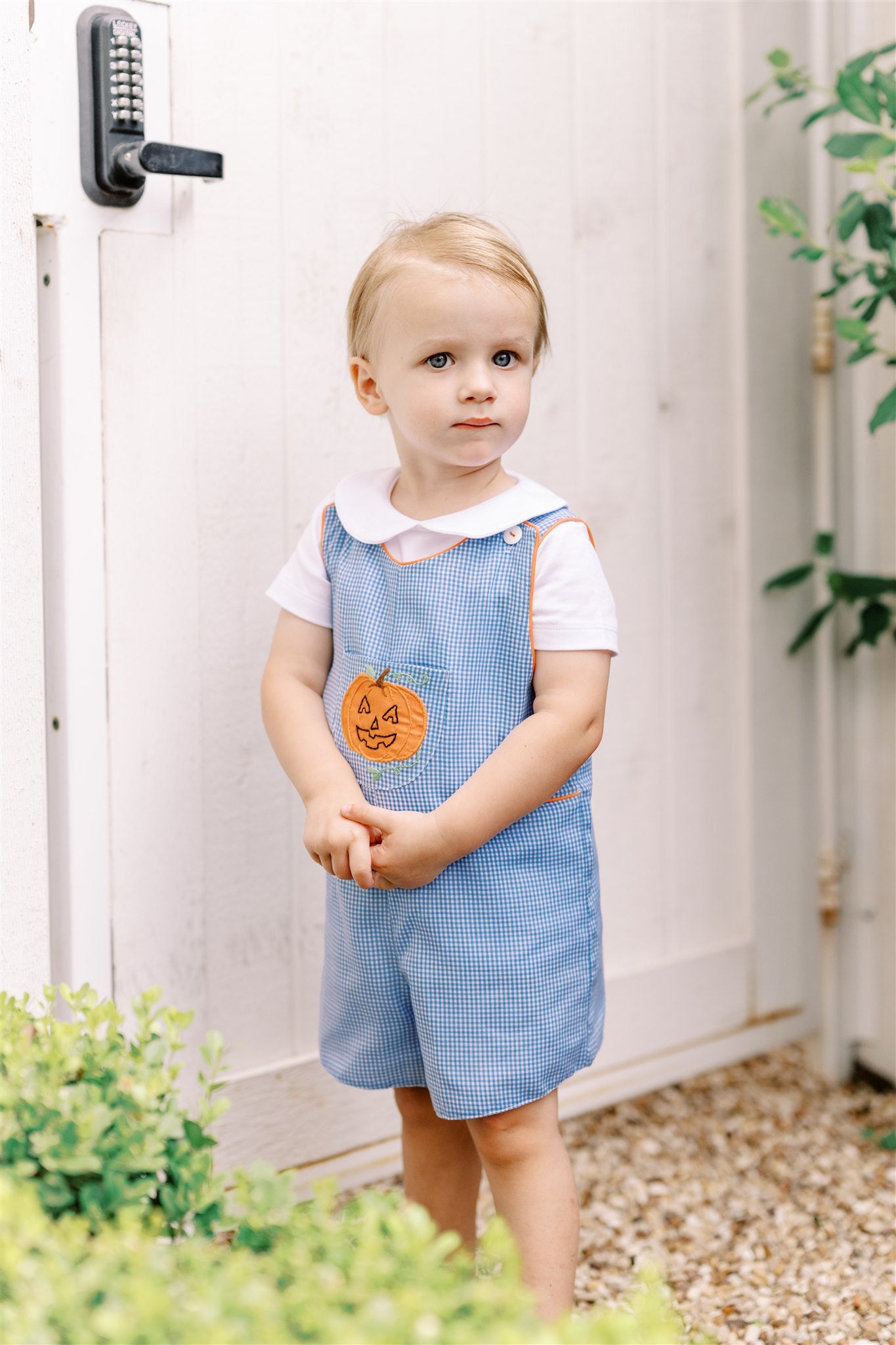 Proper Peony Boys Blue Jackie Halloween Pumpkin Jon Jon