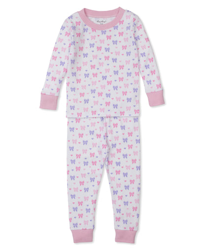 Kissy Kissy Girls Pink & Lavender Billowy Bows Pajamas Set by Kissy Kissy