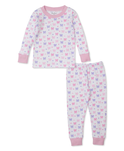 Kissy Kissy Girls Pink & Lavender Billowy Bows Pajamas Set by Kissy Kissy
