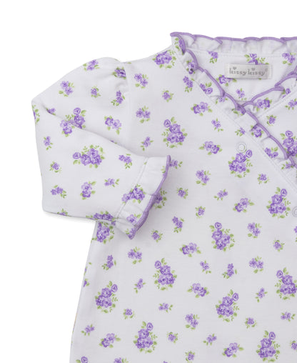 Kissy Kissy Baby Girls Lavender Floral Roses and Bloomers Ruffle Footie by Kissy Kissy