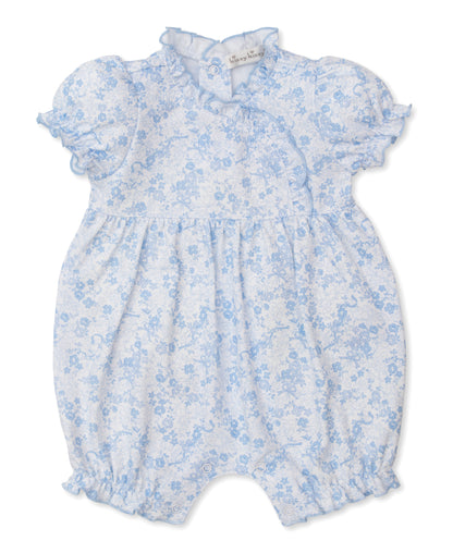 Kissy Kissy Baby Girls Blue Floral Old English Roses Ruffle Bubble by Kissy Kissy