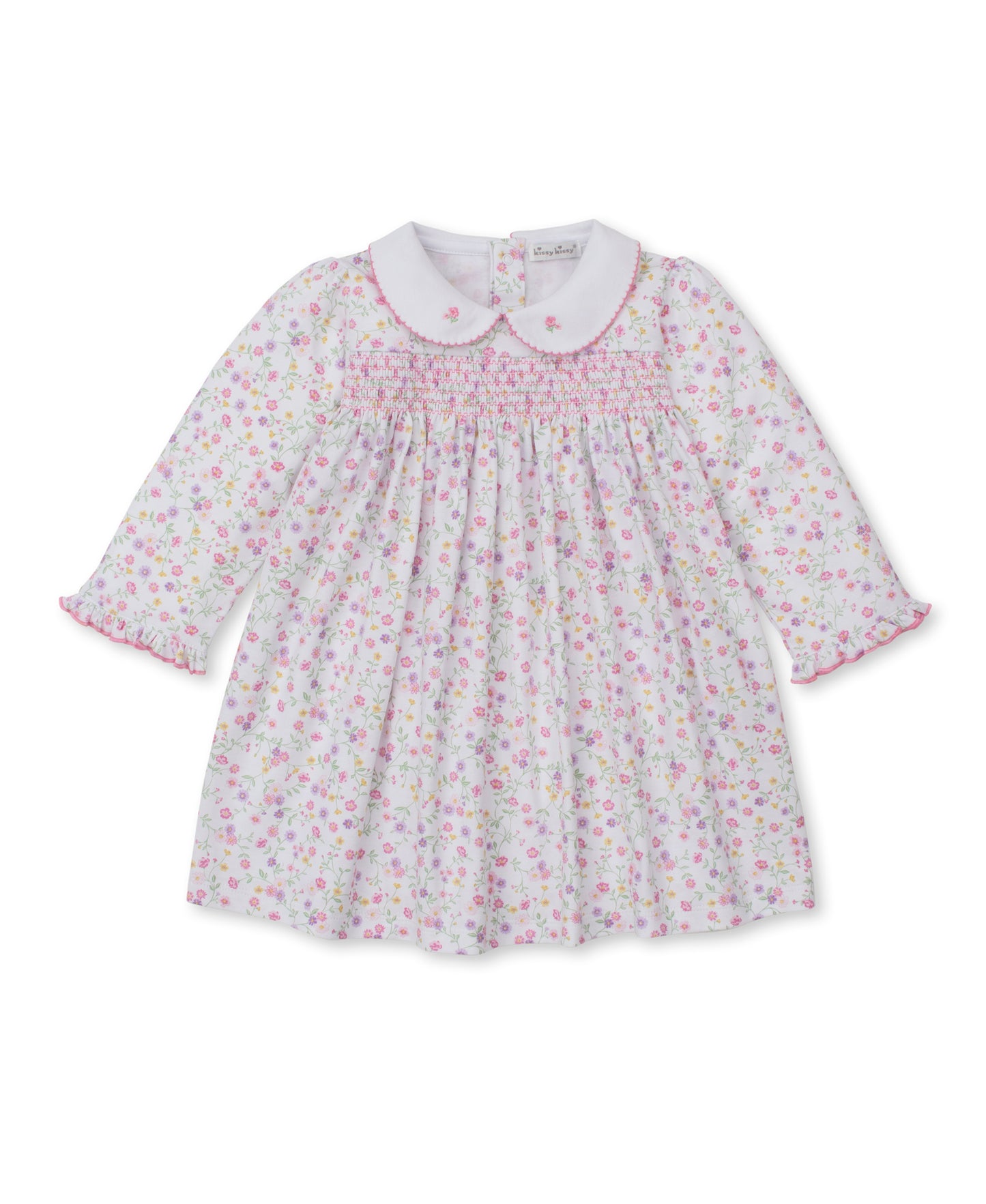 Kissy Kissy Toddler Girls Autumn Gardens Floral Smocked Dress by Kissy Kissy
