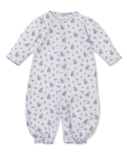 Kissy Kissy Baby Girls Lavender Roses & Blooms Floral Converter Gown by Kissy Kissy