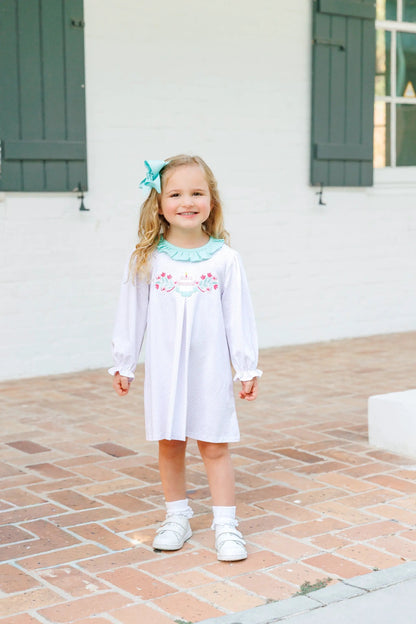 Trotter Street Kids Girls Polka Dot Birthday Dress
