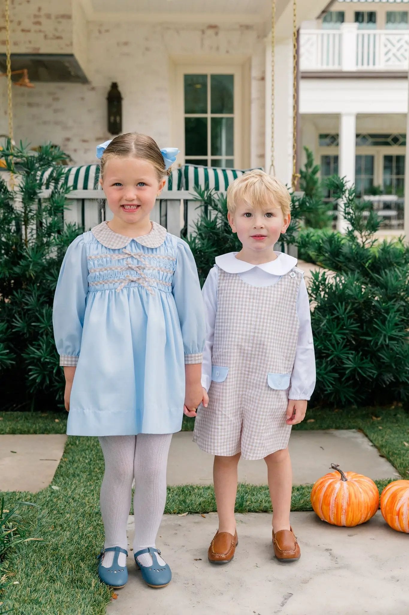Proper Peony Girls Blue Bree Dress