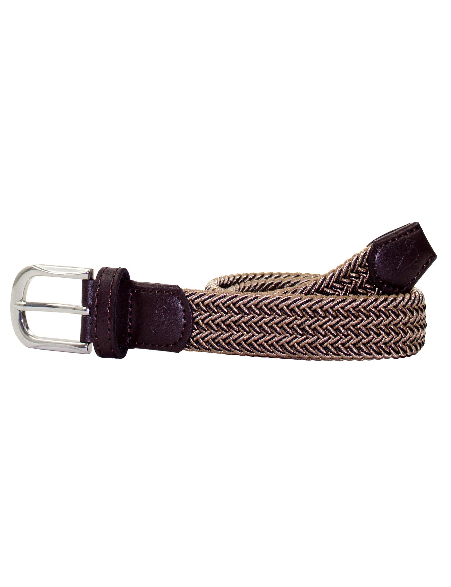 Properly Tied Boys Country Club Stretch Belt - Saddle Brown by Properly Tied