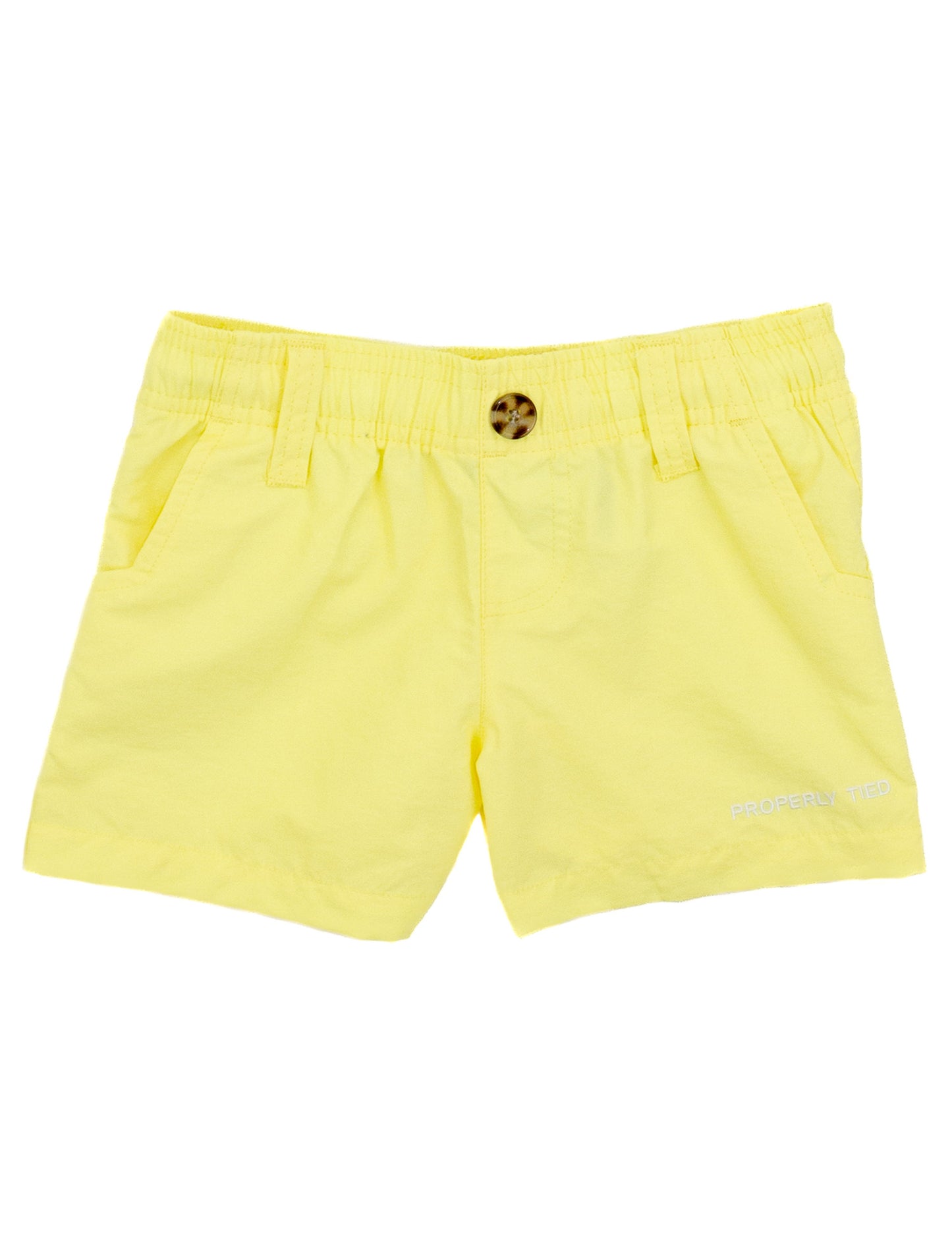 Properly Tied Boys Mallard Shorts - Light Yellow by Properly Tied