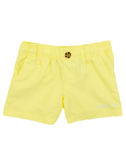 Properly Tied Boys Mallard Shorts - Light Yellow by Properly Tied