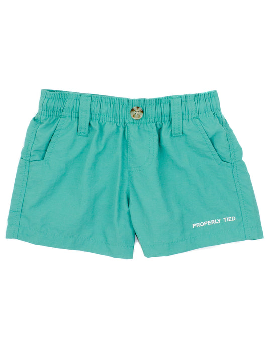 Properly Tied Boys Mallard Shorts - Soft Green by Properly Tied