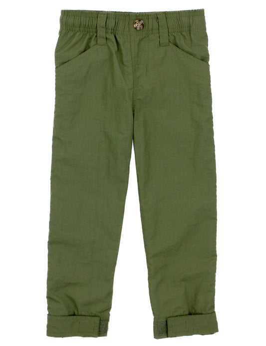 Properly Tied Boys Mallard Long Pants - Olive Green by Properly Tied