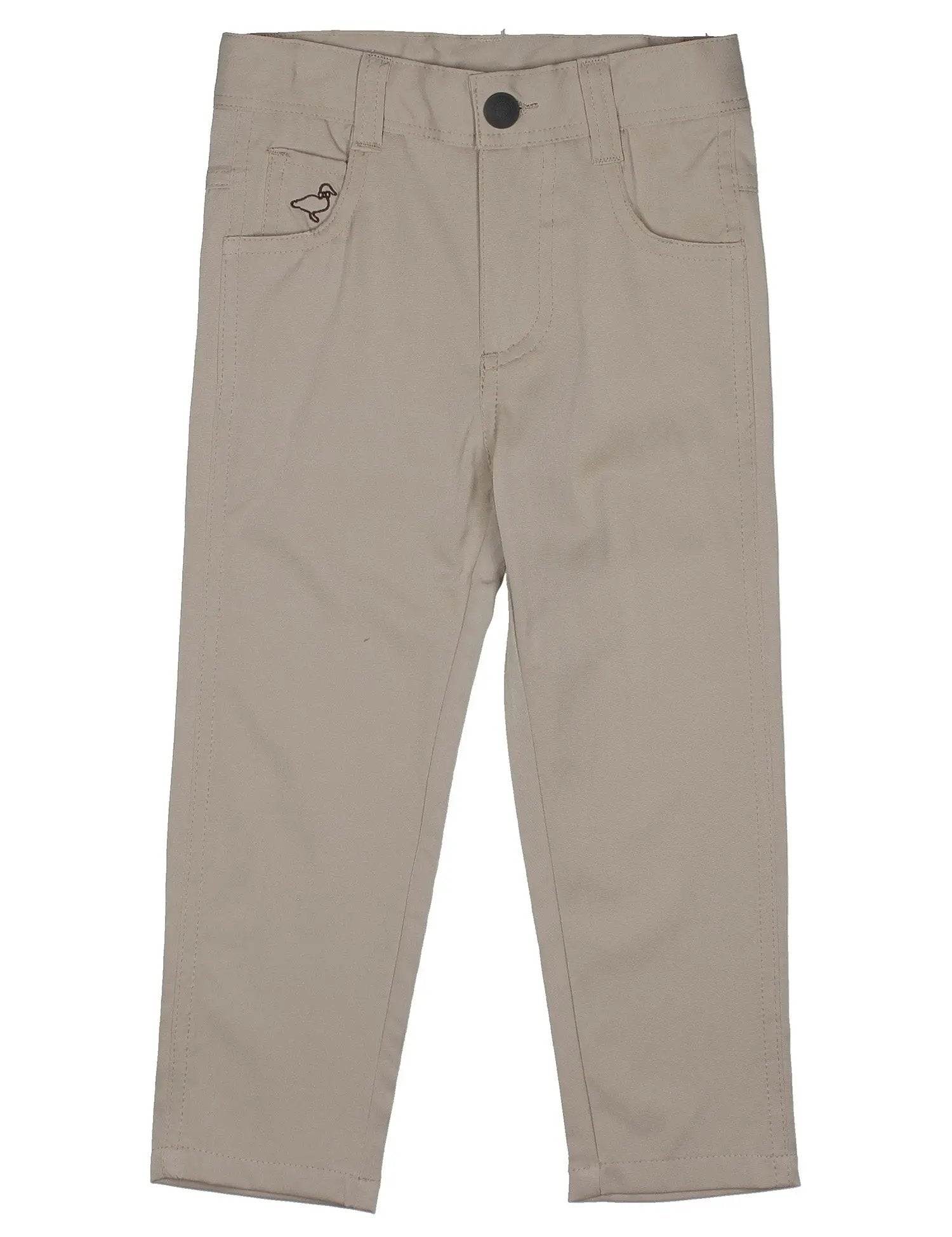 Properly Tied Boys Fairway Performance Long Pants - Khaki