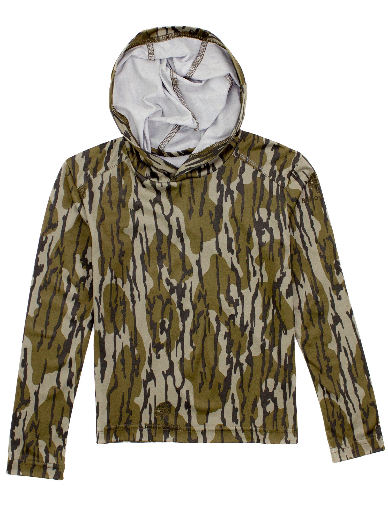 Properly Tied x Mossy Oak Boys Ravine Hoodie - Original Bottomland