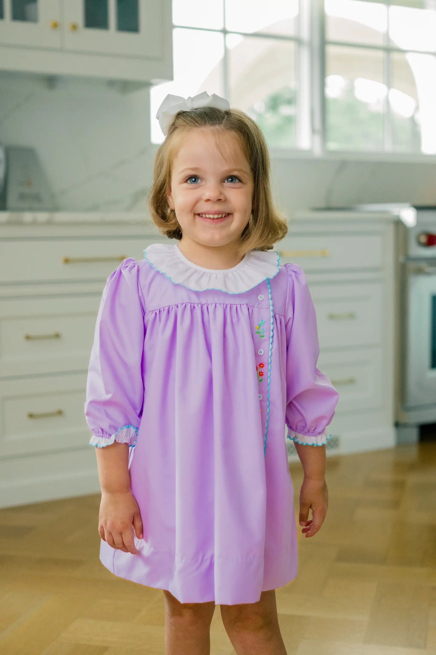 Proper Peony Girls Laurel Lavender Dress
