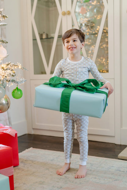 Lila & Hayes Boys Bradford Pajamas Set - Christmas Nutcracker Stripe