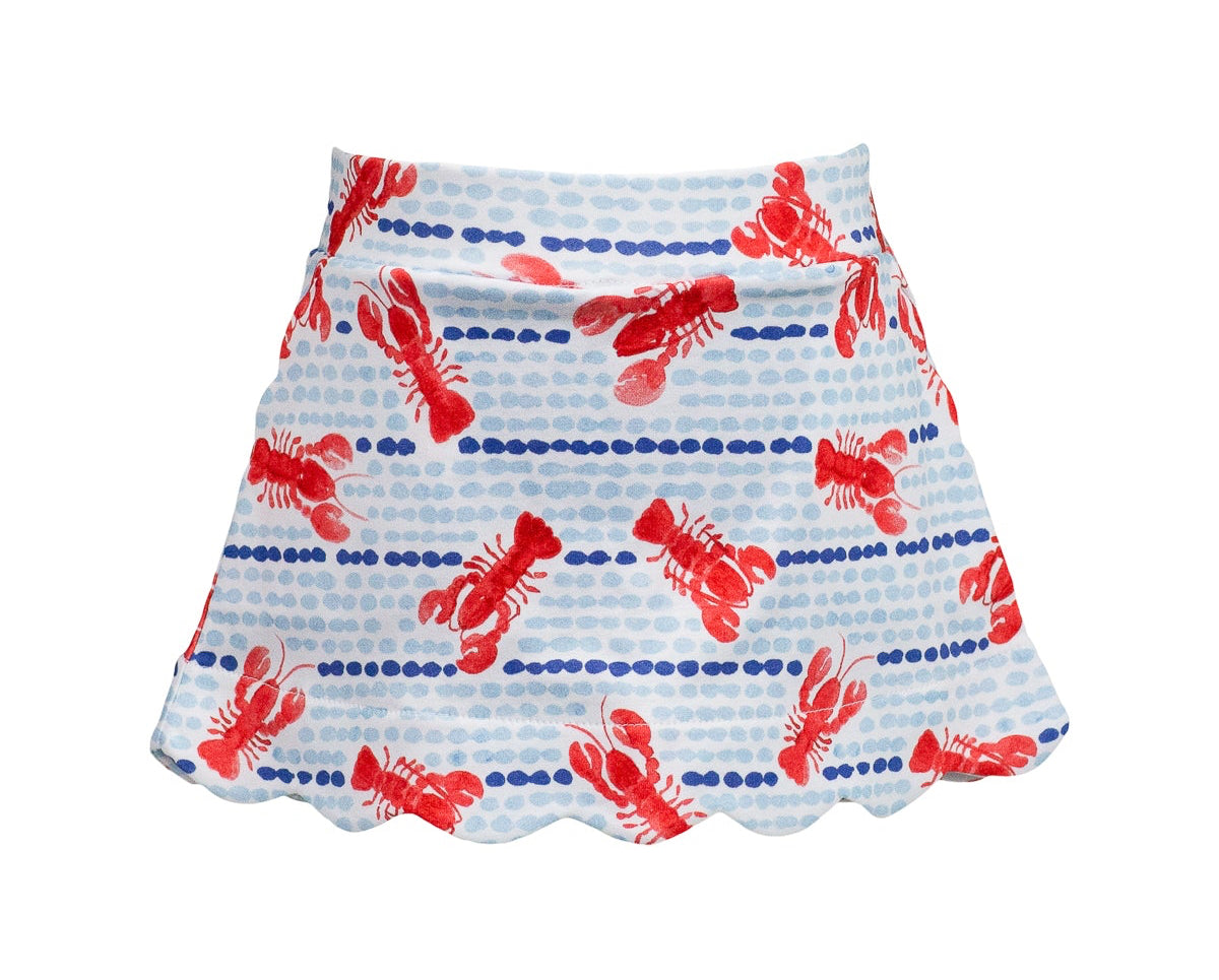 Proper Peony Girls Lobster Skort