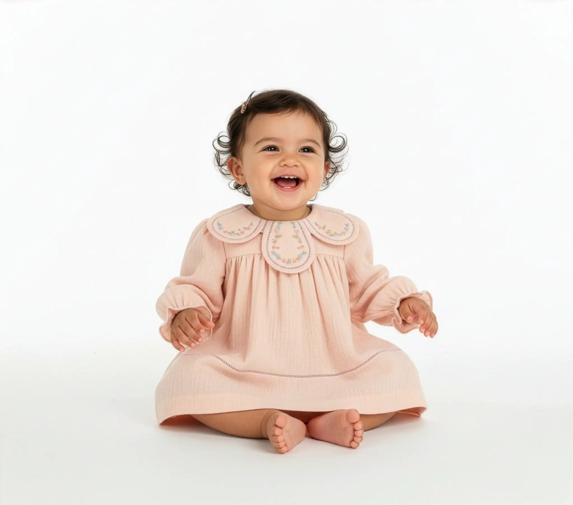 Sophie & Lucas Girls Pink Cuddle Cotton Petal Float Bubble