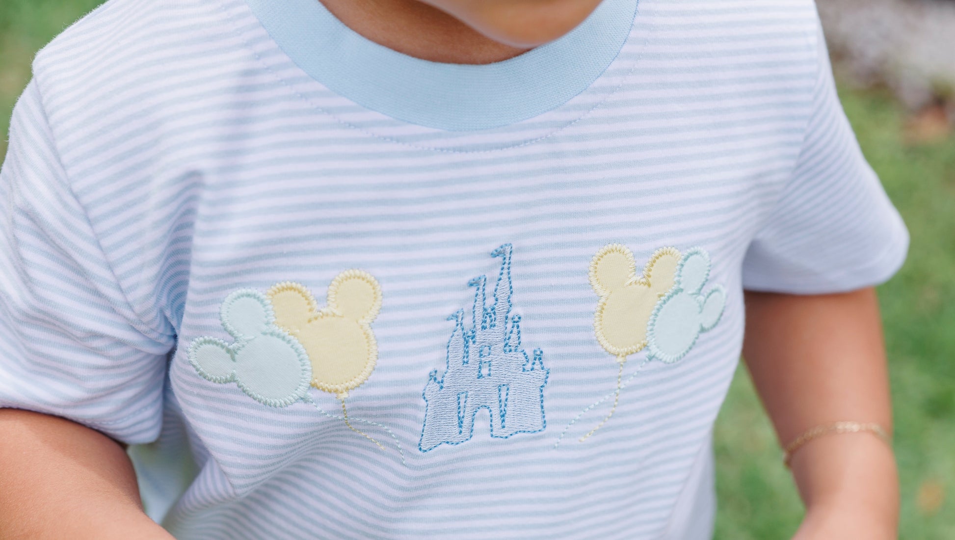Trotter Street Kids Boys Blue Magical Mouse Shorts Set
