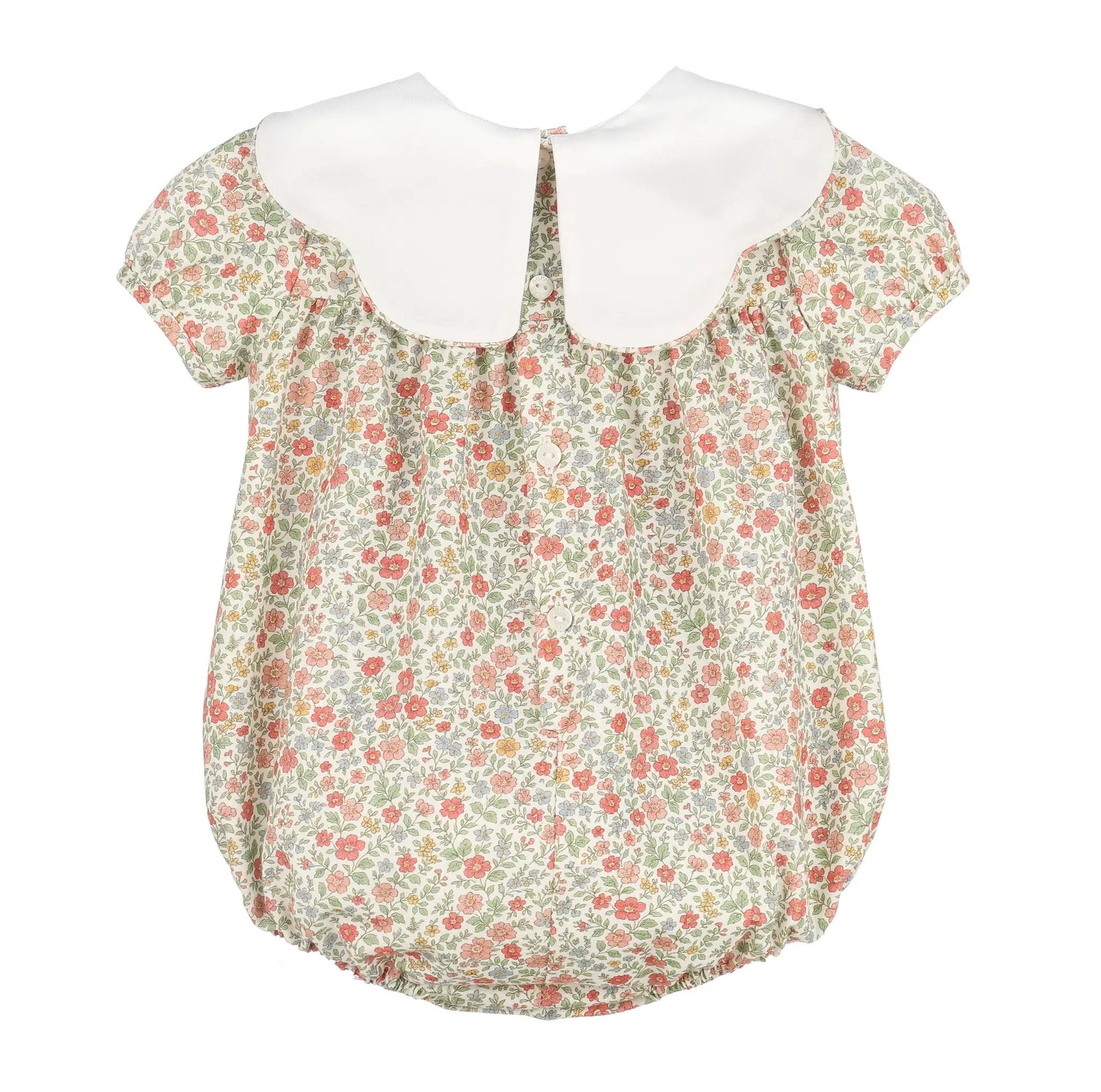 Sophie & Lucas Girls Orange Storybook Vintage Scallop Bubble