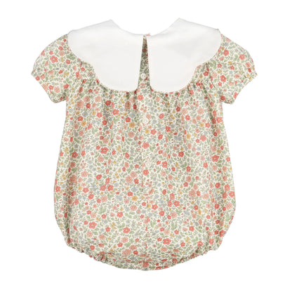 Sophie & Lucas Girls Orange Storybook Vintage Scallop Bubble