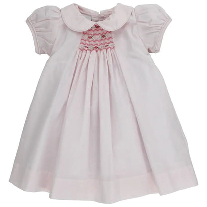 Bailey Boys Girls Pink Rosettes Dress