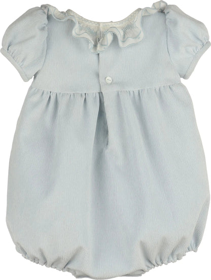 Luli & Me Girls Blue Sweet Corduroy Bubble by Luli & Me