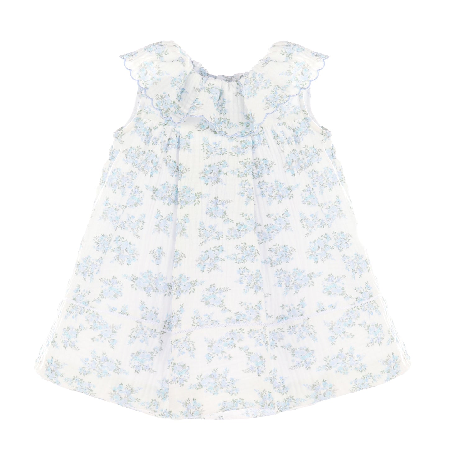Sophie & Lucas Girls Floral Bluffs Ruffle Dress - Bow on Back - Lilac by Sophie & Lucas