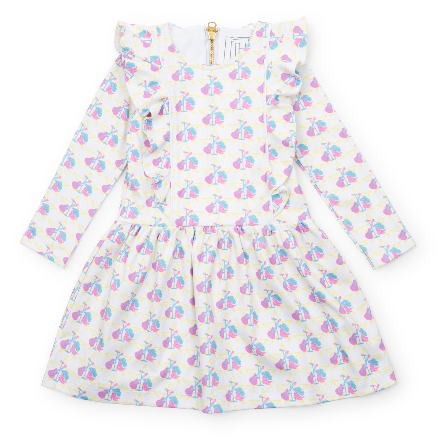 Lila & Hayes Girls Olivia Ruffle Dress - Music Superstar - Perfect for Taylor Swift Show by Lila & Hayes