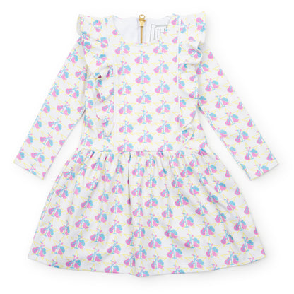 Lila & Hayes Girls Olivia Ruffle Dress - Music Superstar - Perfect for Taylor Swift Show by Lila & Hayes