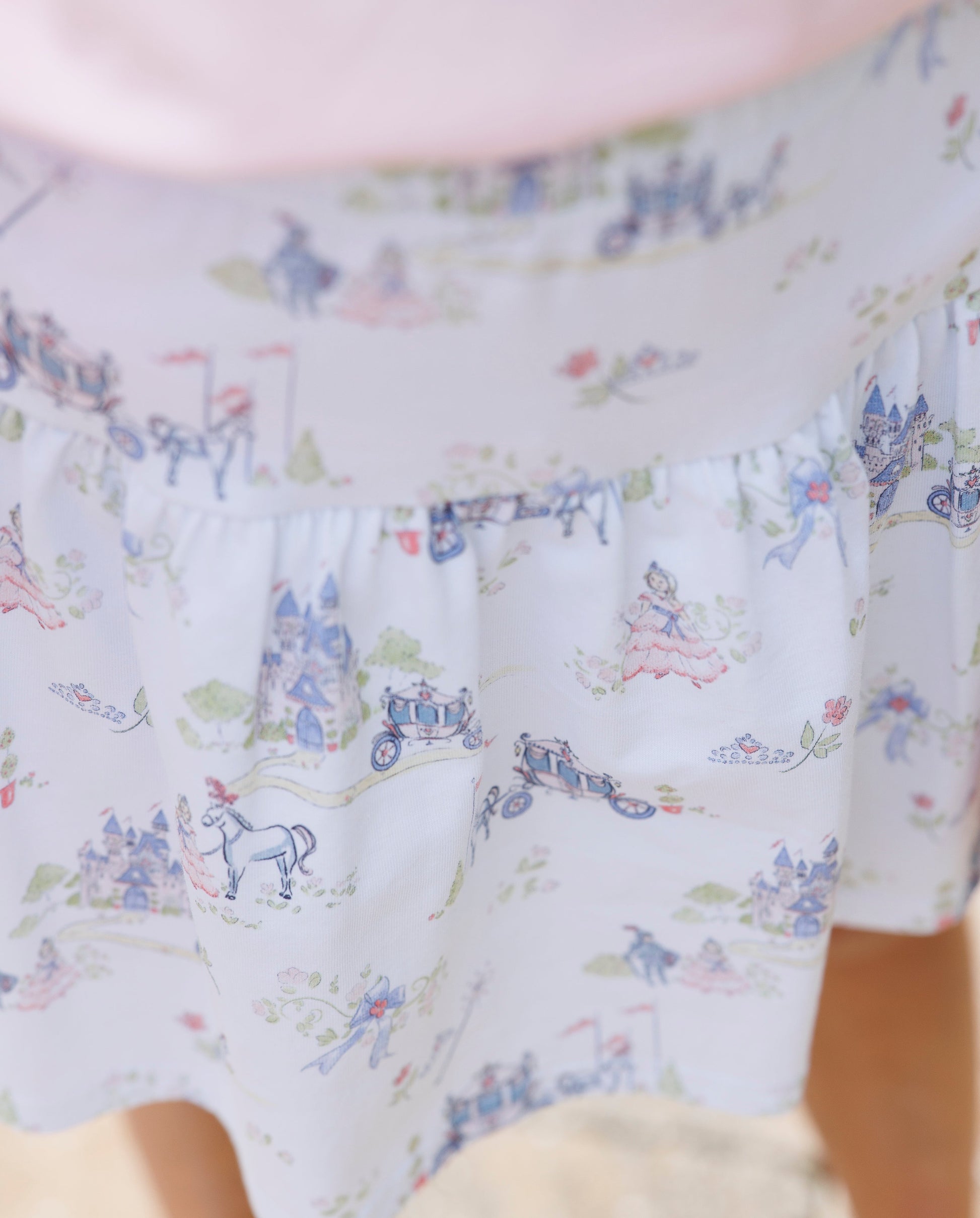 Trotter Street Kids Girls Pink Once Upon a Time Princess Skort Set