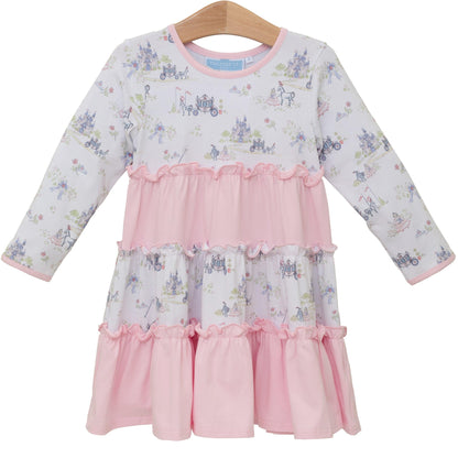 Trotter Street Kids Girls Pink Once Upon a Time Princess Twirl Dress