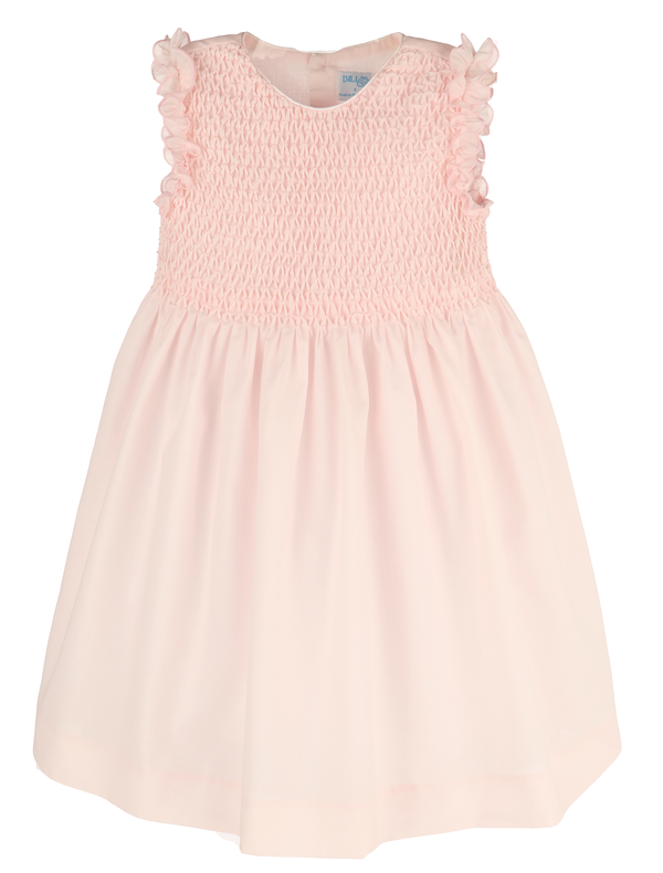 Luli & Me Girls Honey Comb Dress - Pink by Luli & Me