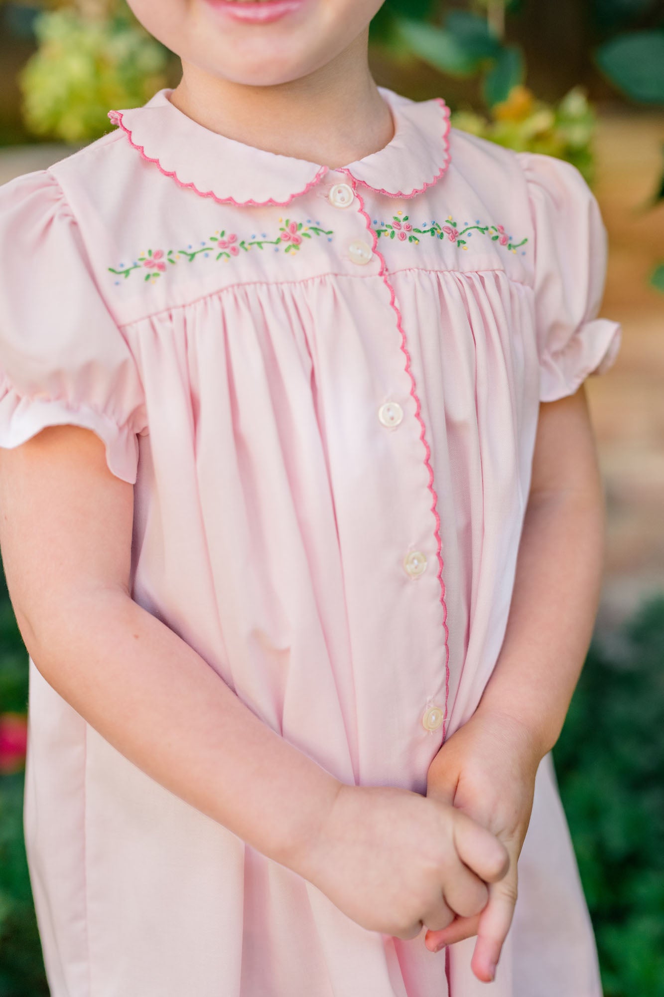 Proper Peony Girls Pink Begonia Ingrid Dress