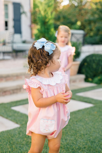 Proper Peony Baby Girls Pink Clover Easter Bunny Bubble by Proper Peony