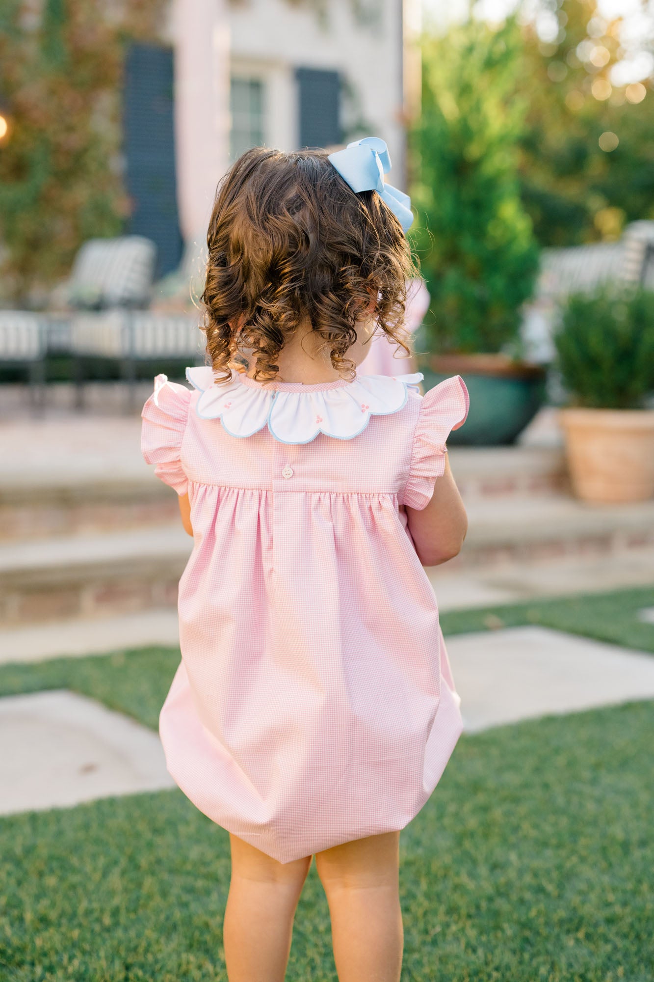 Proper Peony Baby Girls Pink Clover Easter Bunny Bubble by Proper Peony