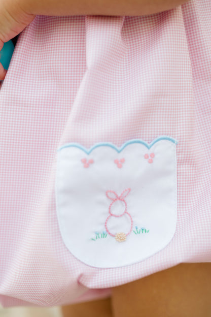 Proper Peony Baby Girls Pink Clover Easter Bunny Bubble by Proper Peony