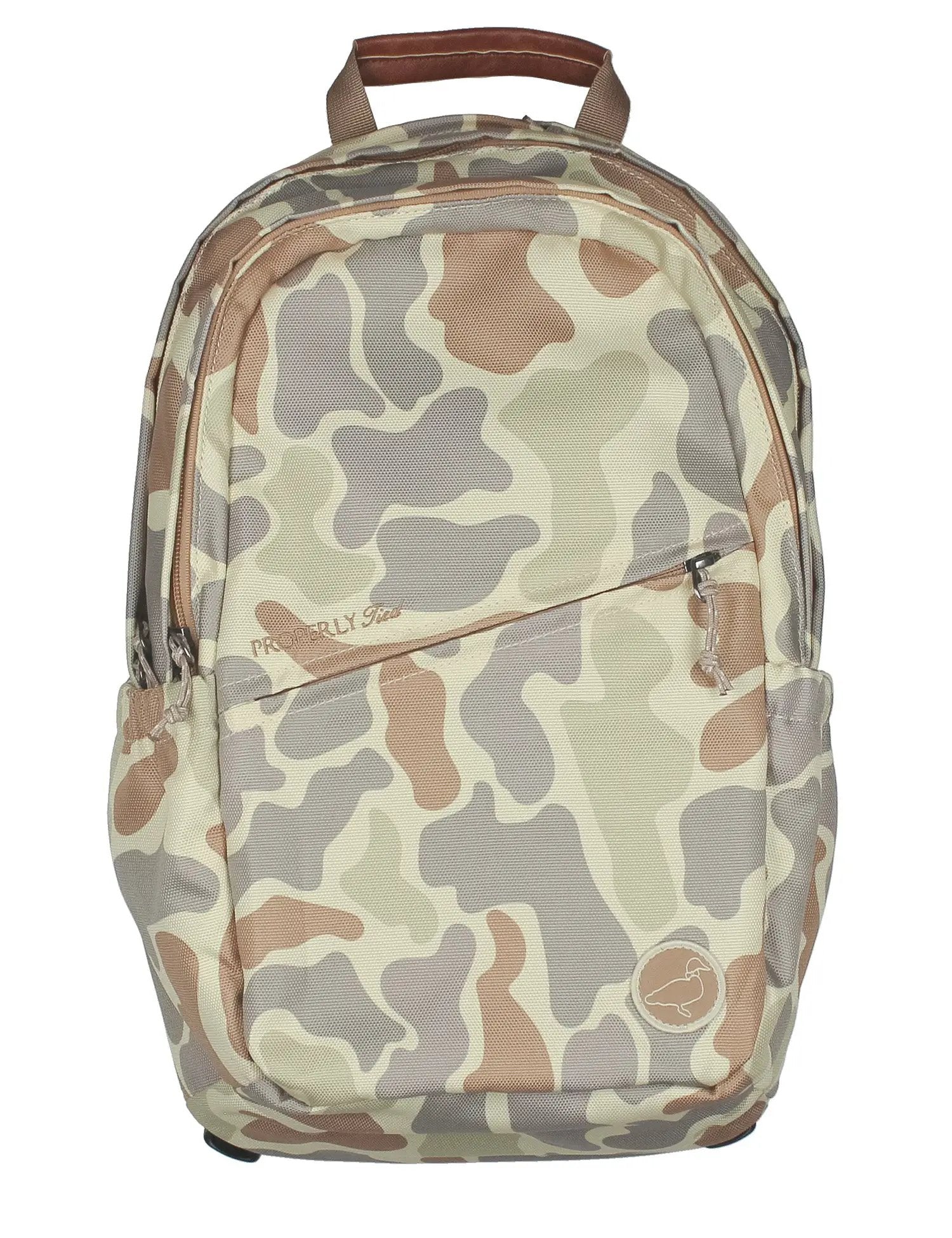 Properly Tied Boys Delta Backpack 20L - Tan Field Camo
