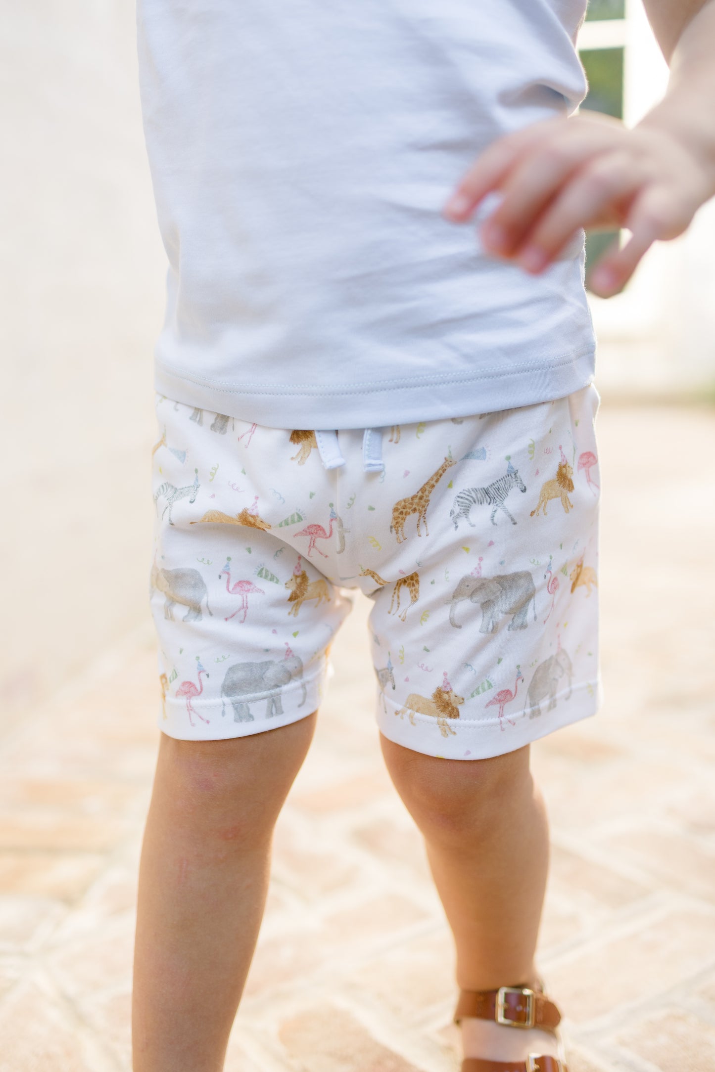 Proper Peony Pima Boys Shorts - Party Animals by Proper Peony