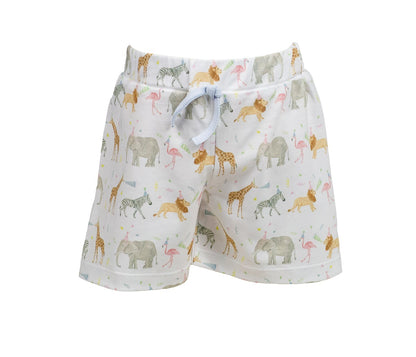 Proper Peony Pima Boys Shorts - Party Animals by Proper Peony