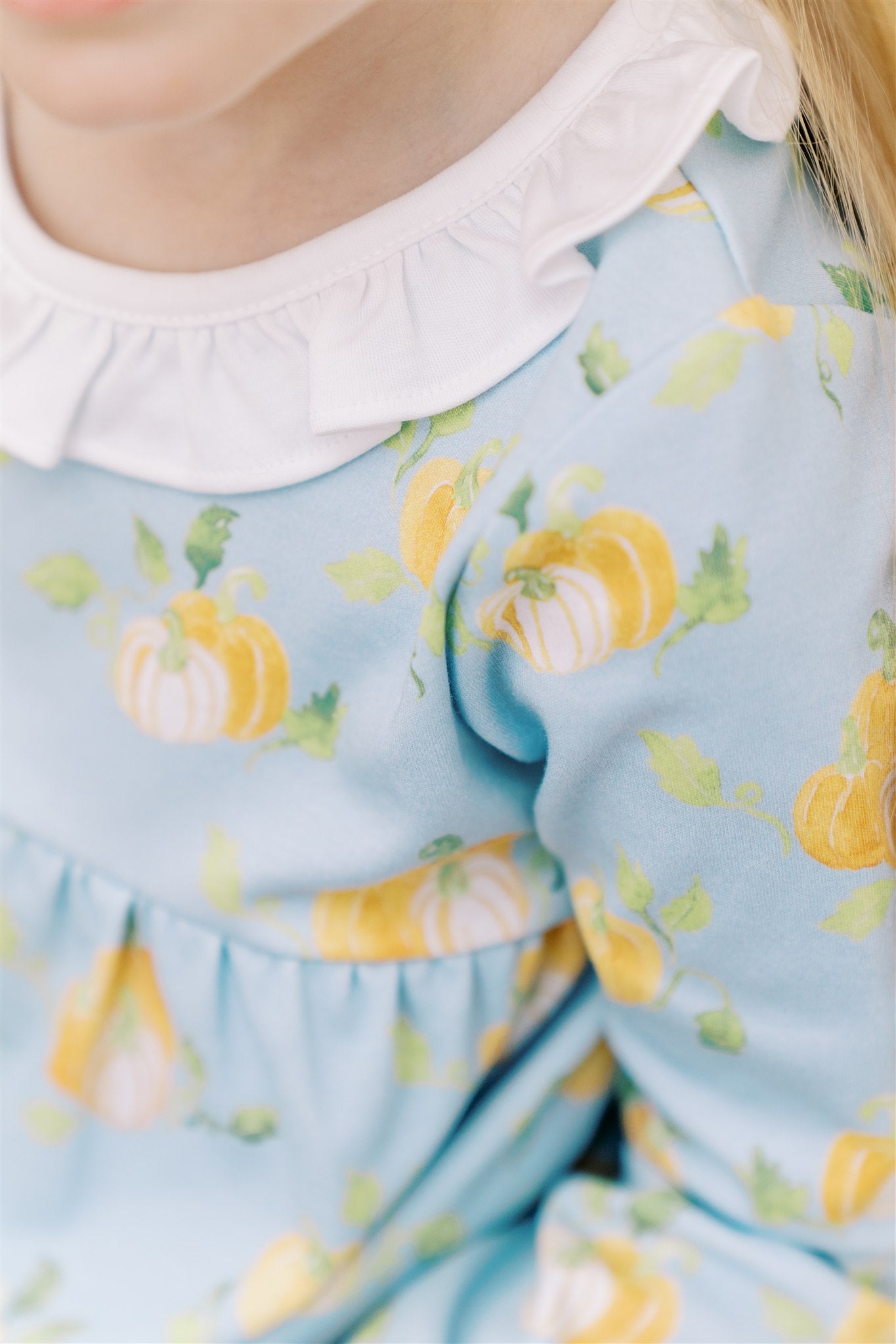 Proper Peony Girls Pumpkin Patch Bloomer Set