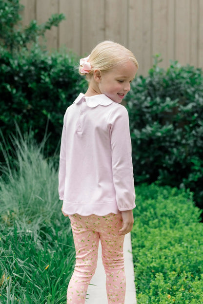 Proper Peony Girls Pink Petal Tunic Set
