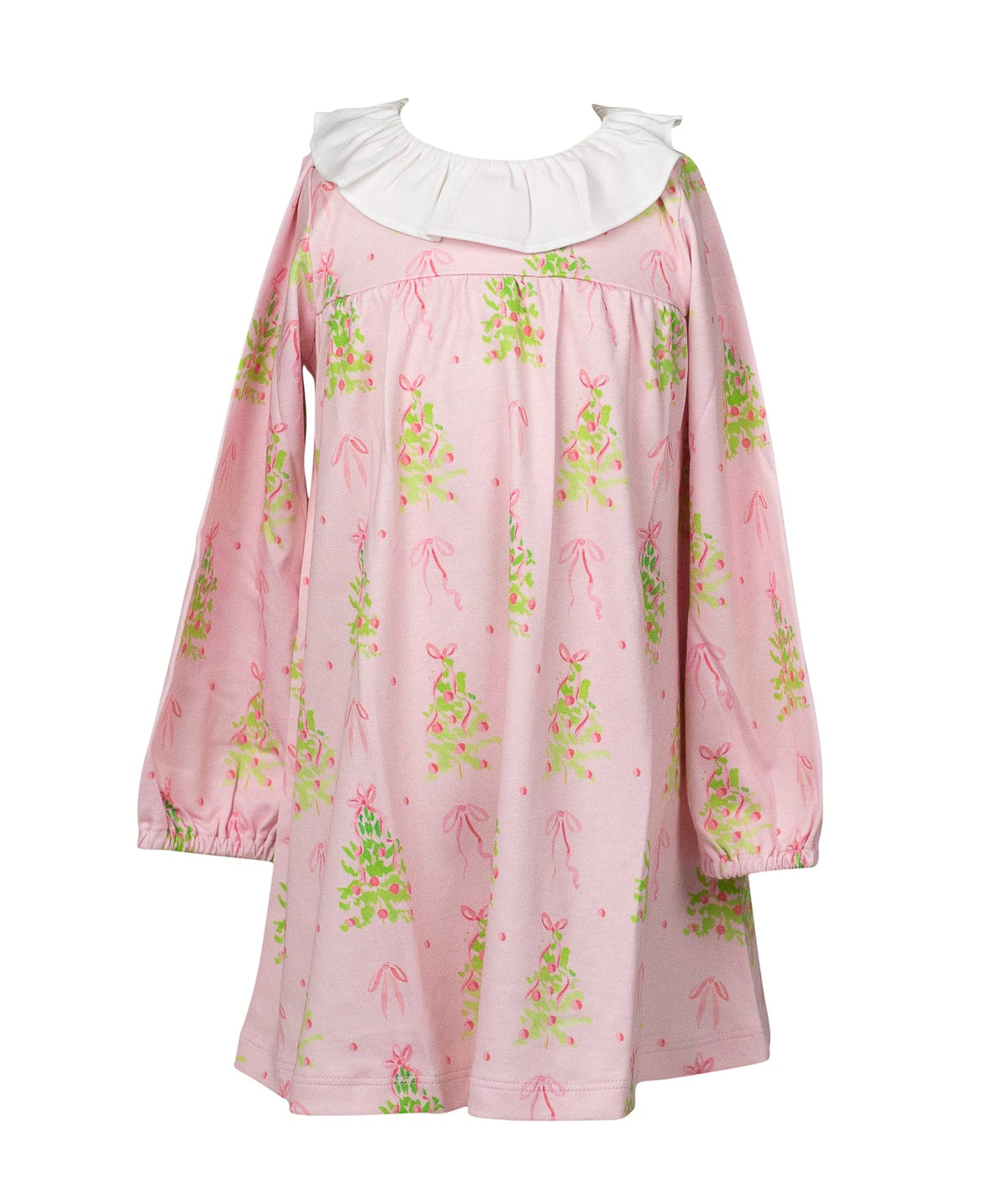 Proper Peony Girls Pink Christmas Tinsel Dress