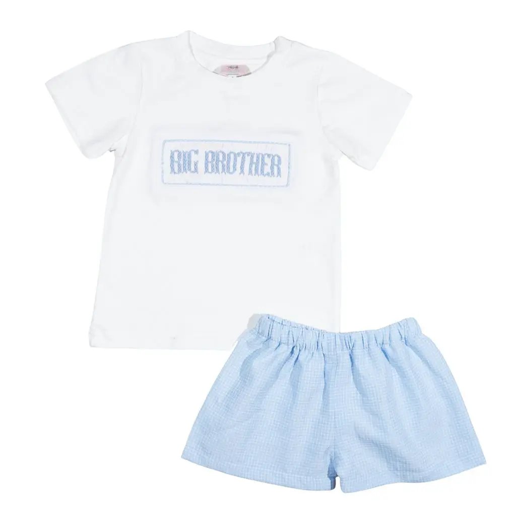 Shop Teeta Boys Wyatt Short Set - Big Brother by Shop Teeta