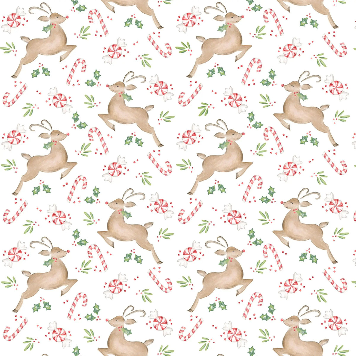 Proper Peony Boys & Girls Prancer Christmas Reindeer Pajamas Set