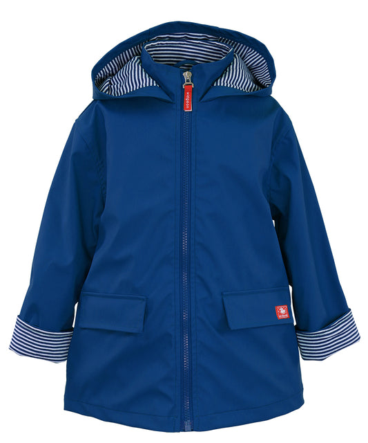 Widgeon Boys Hooded Raincoat - Nautical Blue