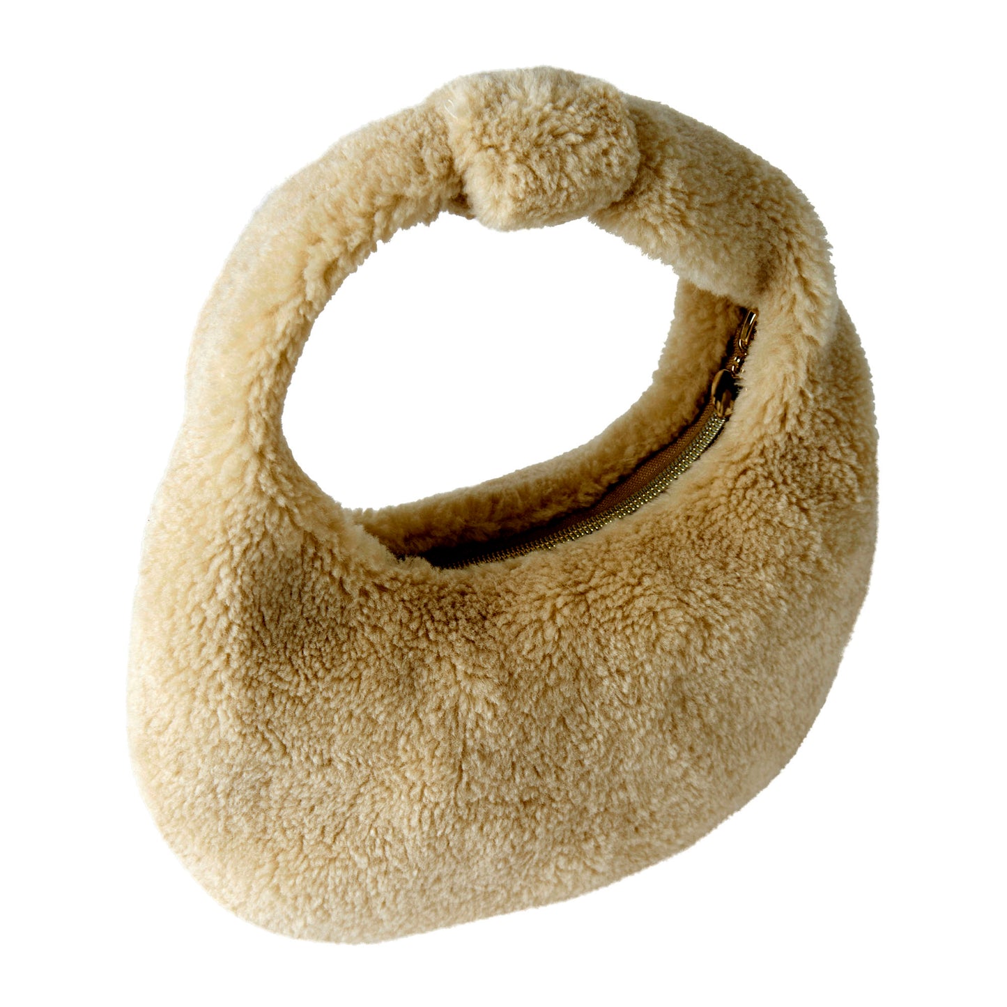 Rachel Riley London Girls Faux Fur Purse Handbag - Camel by Rachel Riley
