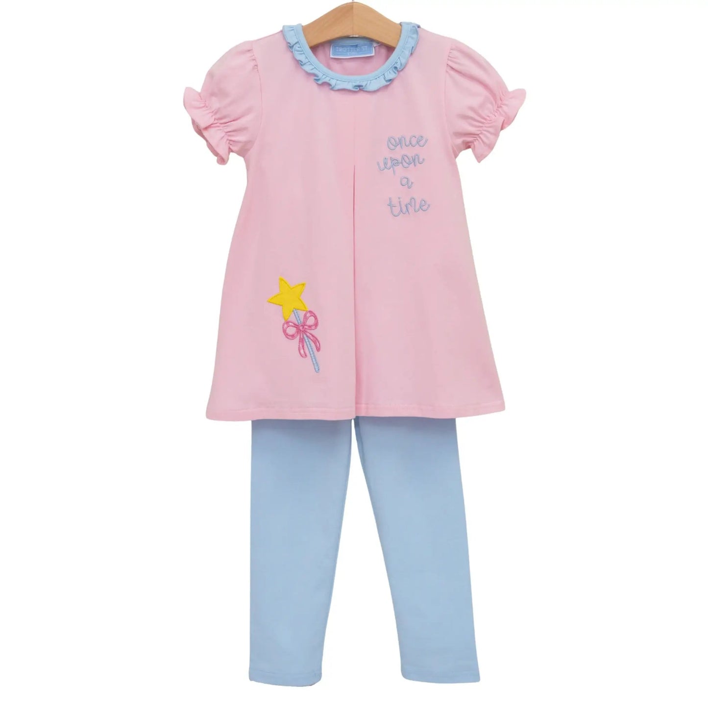 Trotter Street Kids Girls Pink Once Upon A Time Pant Set