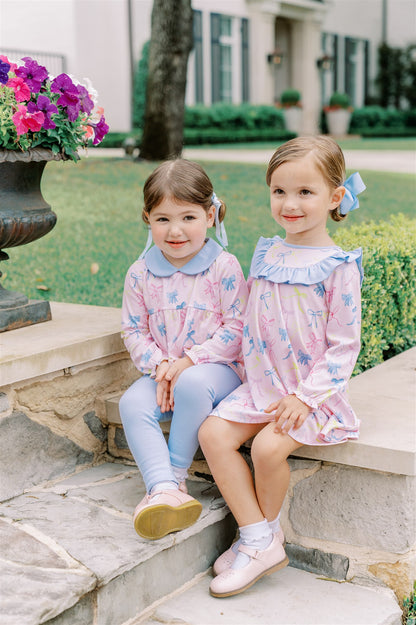 Pre-Order: Proper Peony Pima Girls Ribbon Party Tunic Set