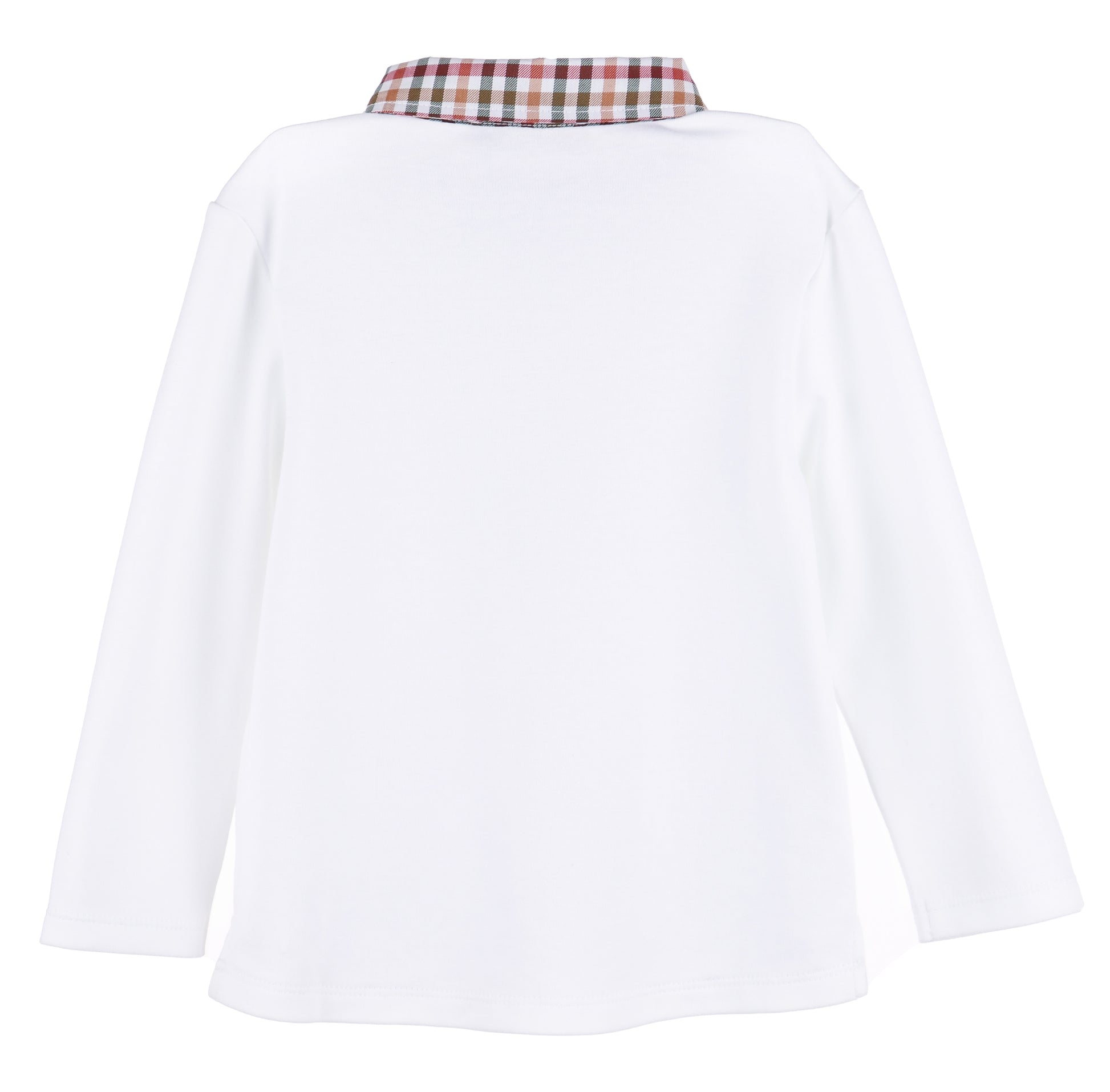 Sophie & Lucas Boys Shorts Set - Autumn Cider Checks with Trimmed Collar Shirt