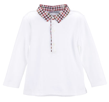 Sophie & Lucas Boys Shorts Set - Autumn Cider Checks with Trimmed Collar Shirt by Sophie & Lucas