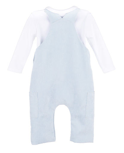 Sophie & Lucas Boys Classic Cord Longall with Shirt - Light Blue by Sophie & Lucas